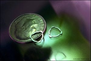 Лазерная резка на 150 микрон в нитиноловой проволоке