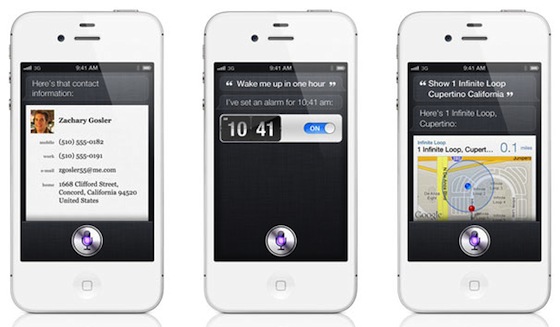 Щоб Siri активувався, слід або утримувати кнопку «Додому» протягом декількох секунд, а потім доторкнутися до екранного значку мікрофона, або просто піднести телефон до вуха