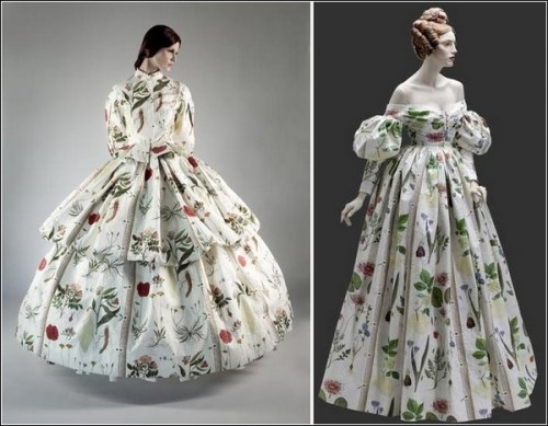 Серед тендітних нарядів дизайнера як щодо сучасні моделі кінця 20 століття, так і розкішні вечірні сукні 19 століття