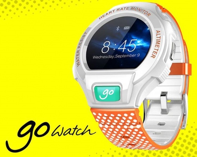 Смарт-годинник Alcatel One Touch Go Watch мають чудовий IPS-екран з діагоналлю 1,22 дюйма і дозволом 240 × 204 пікселів